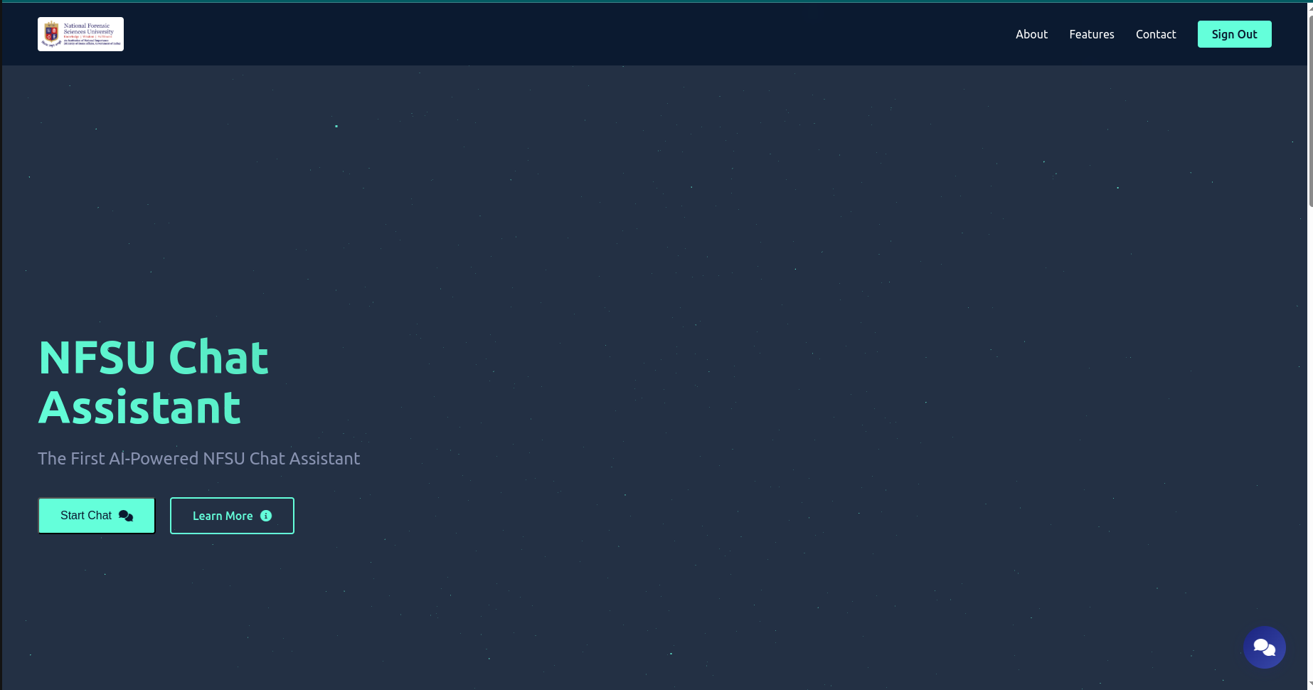 NFSU Chatbot